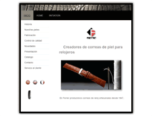 Tablet Screenshot of ferrercorreas.com
